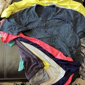 9 Lululemon’s Men T Shirts (Slightly variation in style, mostly Metal Vent Tech)